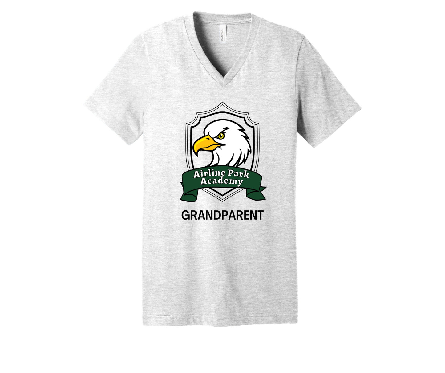 Airline Park Academy Grandparents Unisex Cotton V-Neck