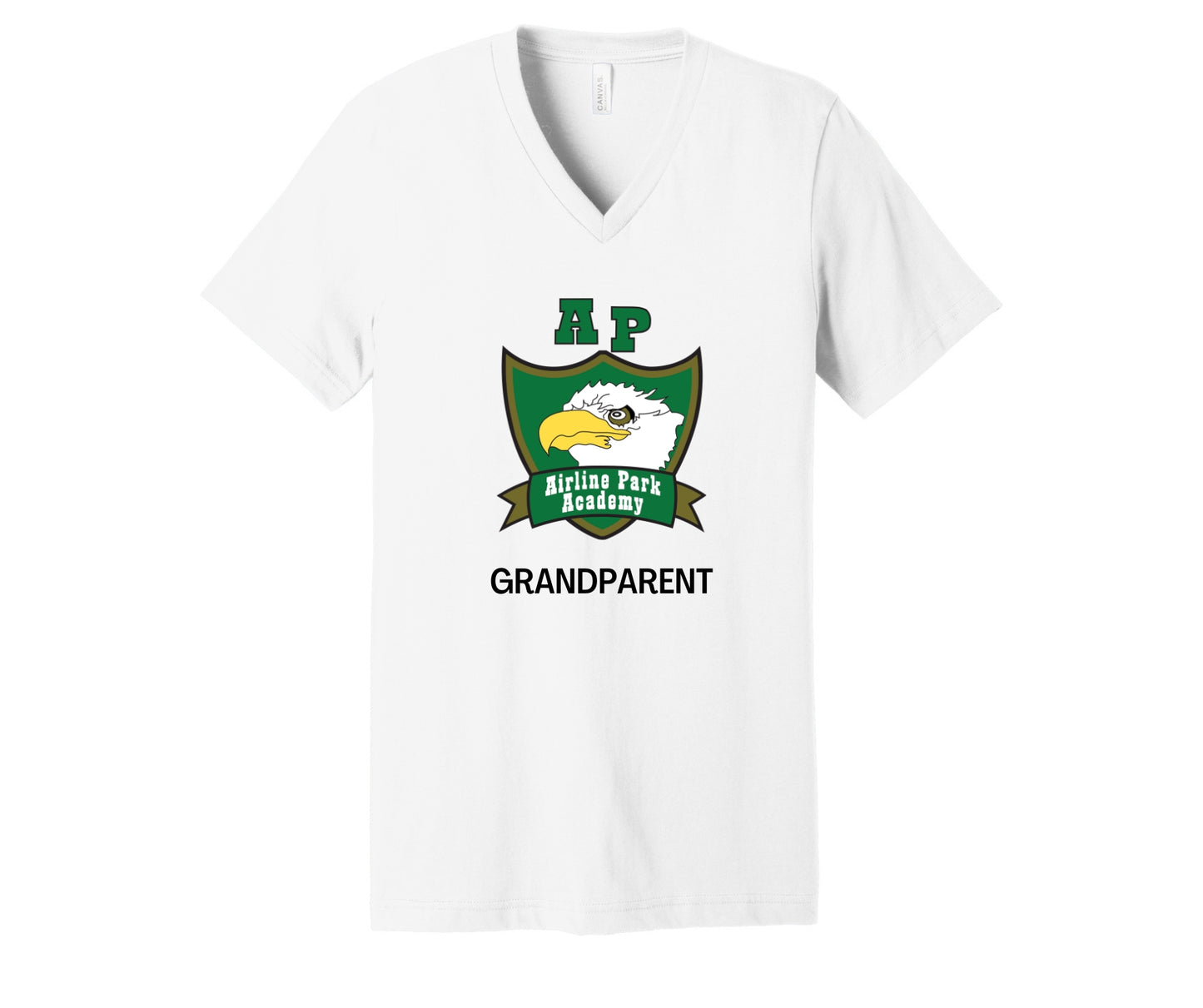 Airline Park Academy Grandparents Unisex Cotton V-Neck