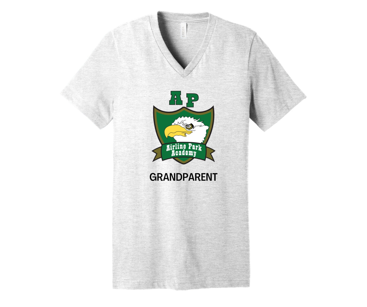 Airline Park Academy Grandparents Unisex Cotton V-Neck