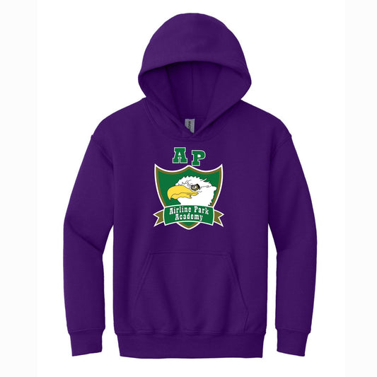 Airline Park Academy Youth Purple Hoodie