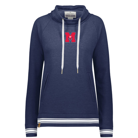 StM Ladies Ivy League Funnel Neck Pullover