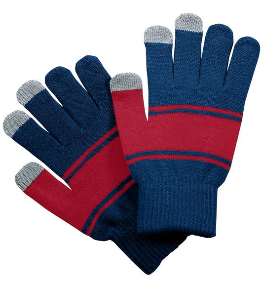 St. Martin's Red and Navy Gloves