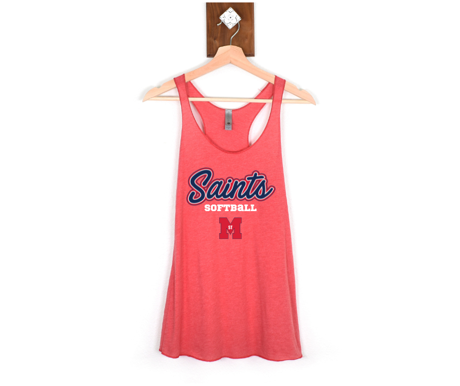 Saints Ladies Halter Top- Vintage Red- Choose your sport