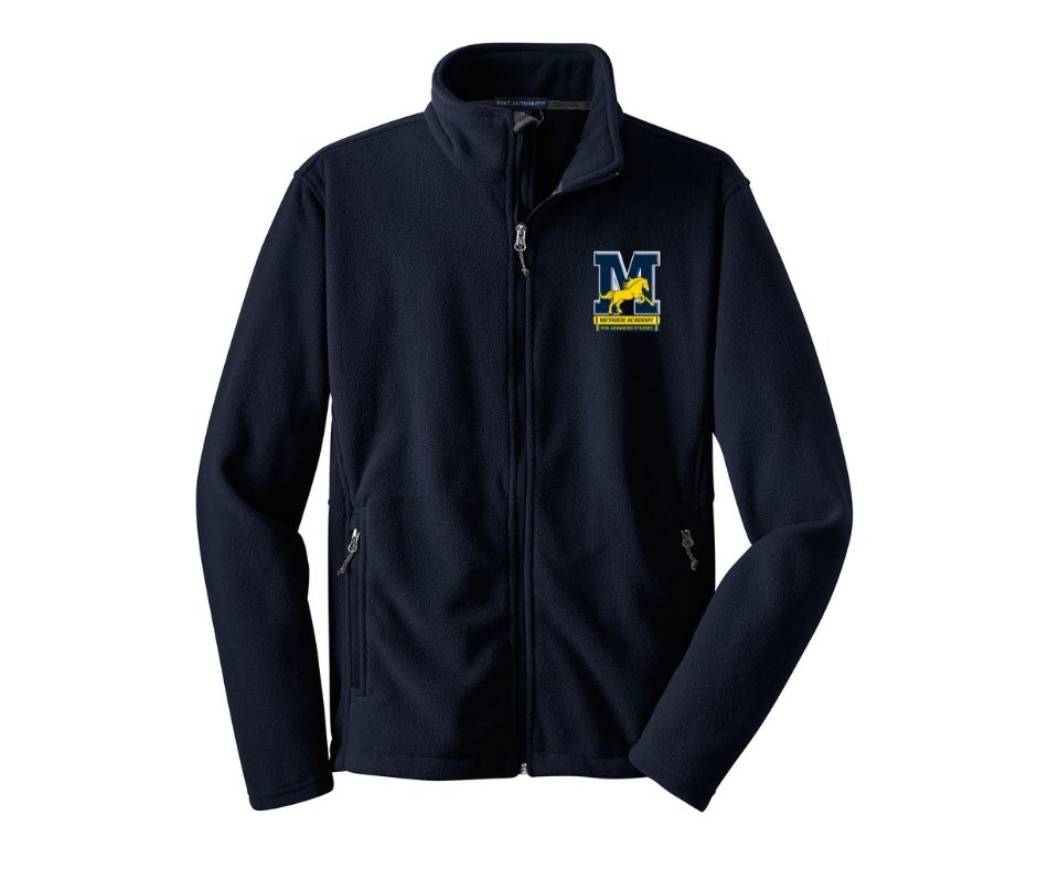 Metairie Academy Youth Front Zip Fleece