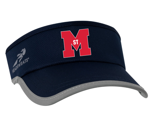 St. Martin's Navy Head Sweats Visor