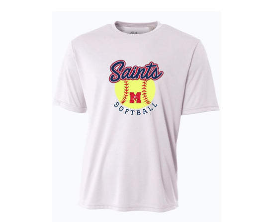 StM White Softball T-shirt