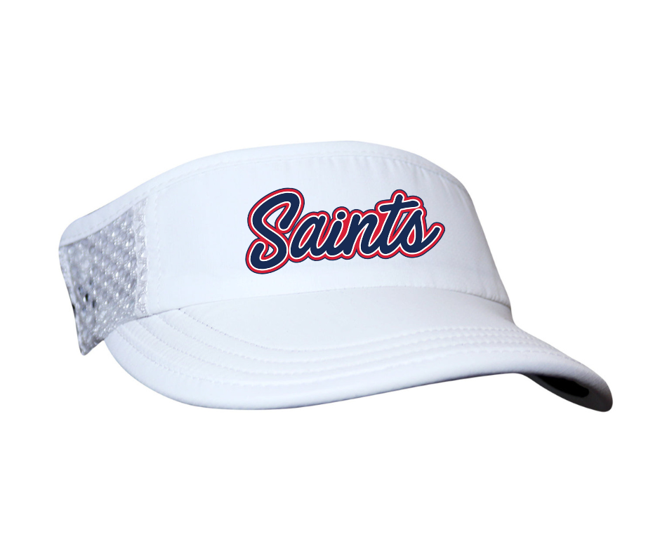 St. Martin's White Head Sweats Visor