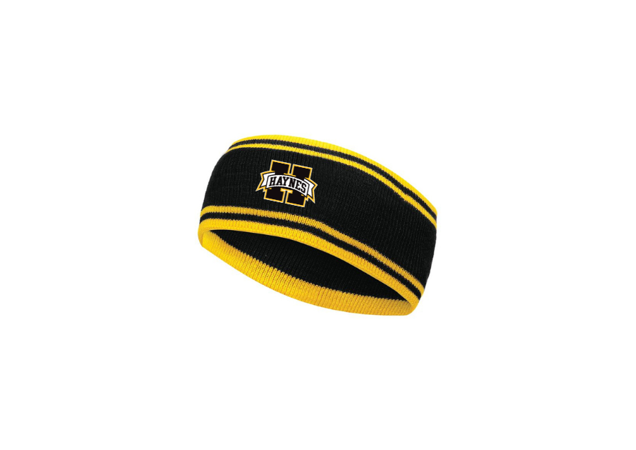 Haynes Academy Black and Gold Headband