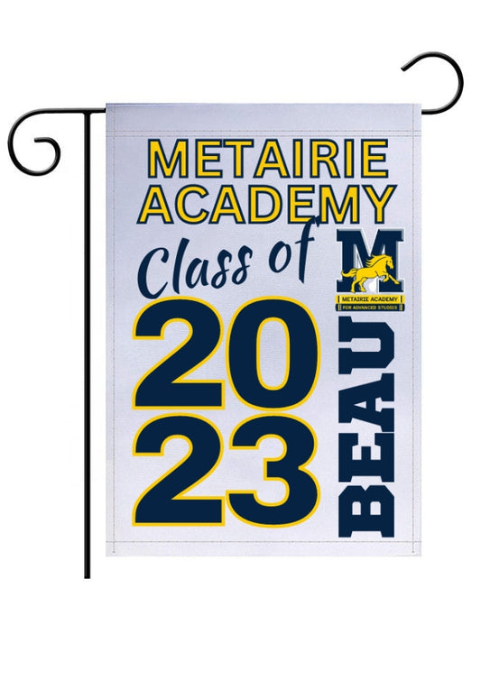 Metairie Academy Garden Flag- Class of Personalized