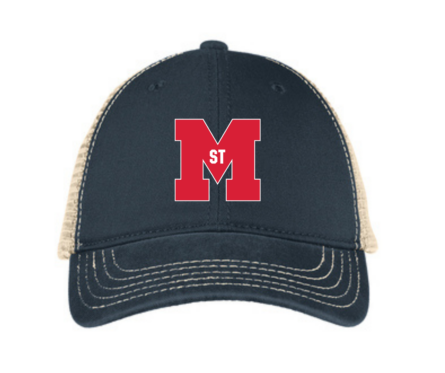 St. Martin's Navy Mesh Back Hat