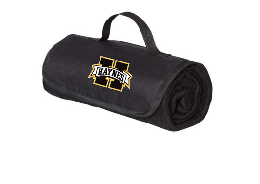 Haynes Logo Roll Up Fleece Stadium Blanket