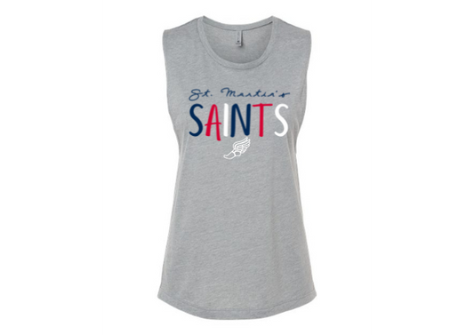 Saints Ladies Muscle Tee-Choose your sport