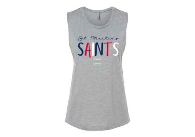 Saints Ladies Muscle Tee-Choose your sport