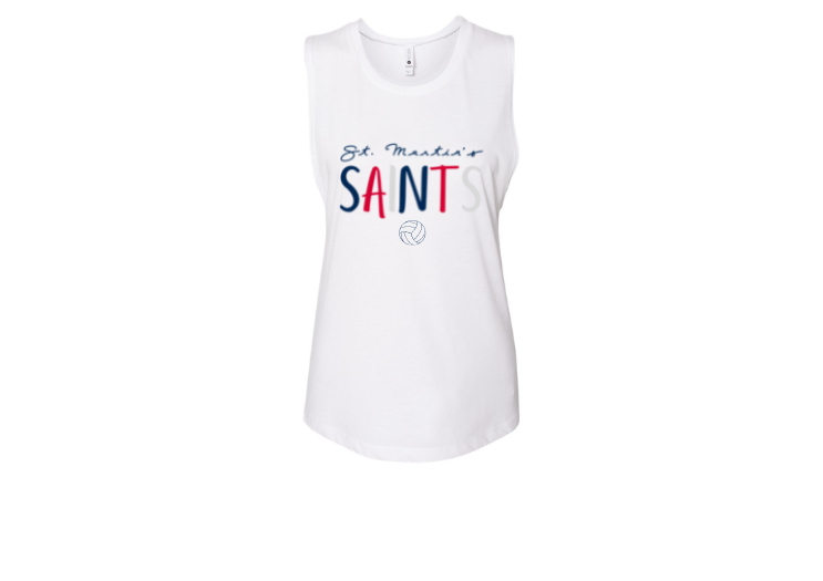 Saints Ladies Muscle Tee-Choose your sport